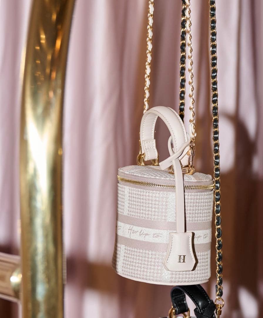 バッグ herlipto Jacquard Mini Vanity Bag