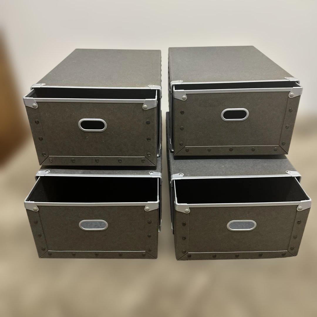 ルク 無印良品　硬質パルプボックス　廃盤　レア 4個セット　送料込み