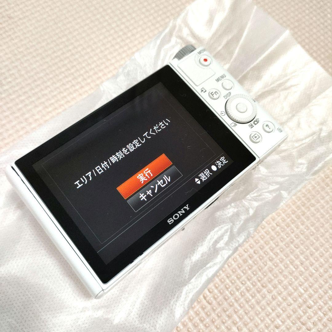 〈新品未使用〉SONY DSC-WX500 ホワイト 30倍ズームデジタルカメラ