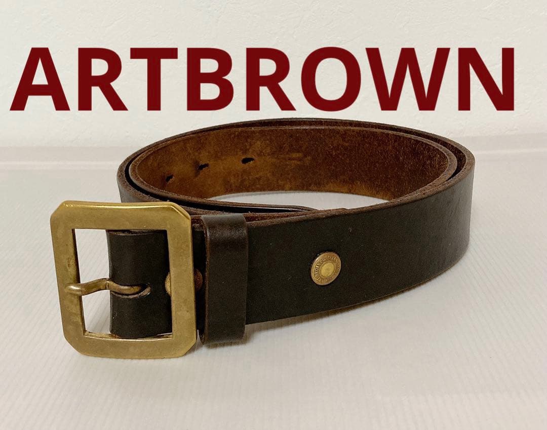 売約済み❗️ARTBROWN(アートブラウン) レザーベルト