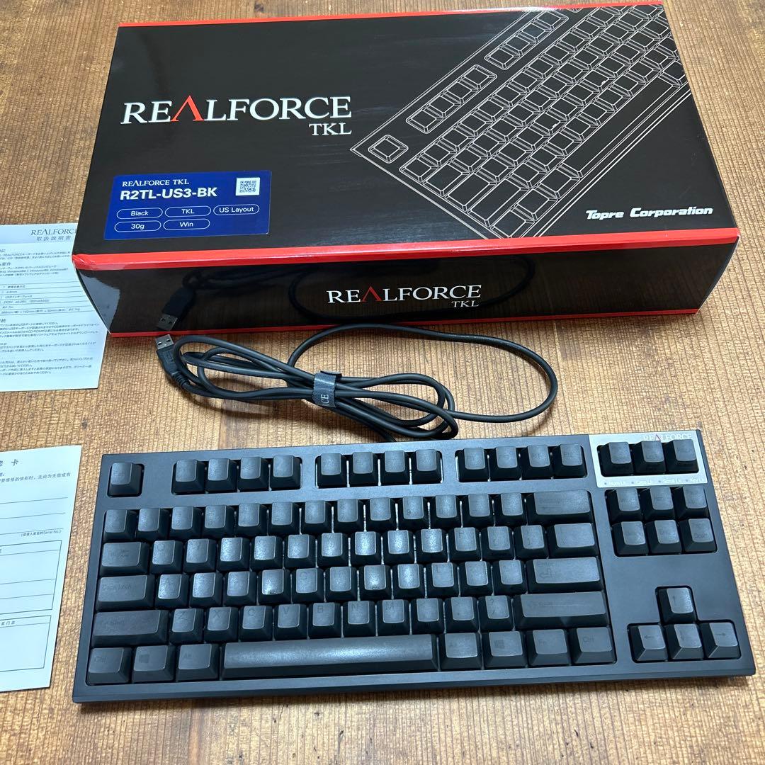REALFORCE TKL R2TL-US3-BK US配列 30g