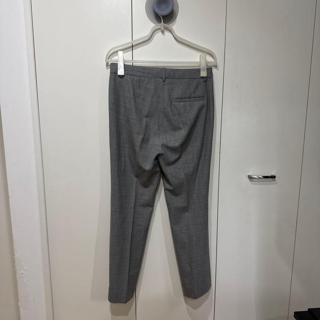 【美品】【Theory】グレー ビジネスパンツスーツ（上下）