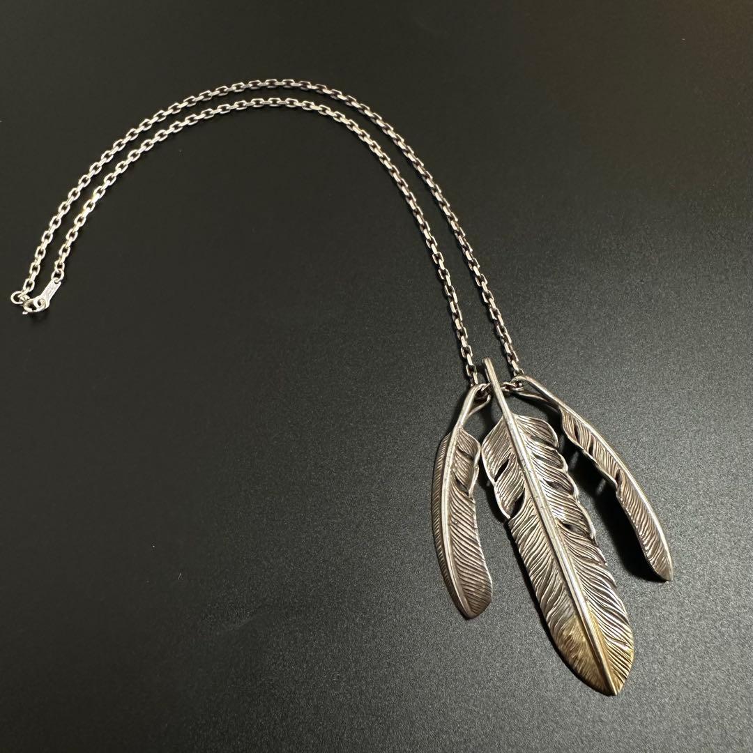TMT×HARIM 3連フェザーネックレス ティーエムティー ハリム SV925