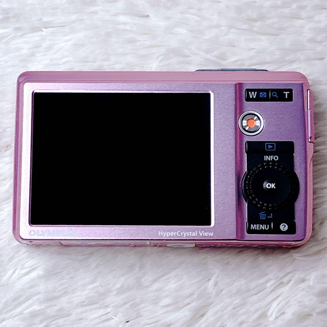 ✨外観極美品✨OLYMPUS μ-5010 ピンク デジカメ オールドコンデジ