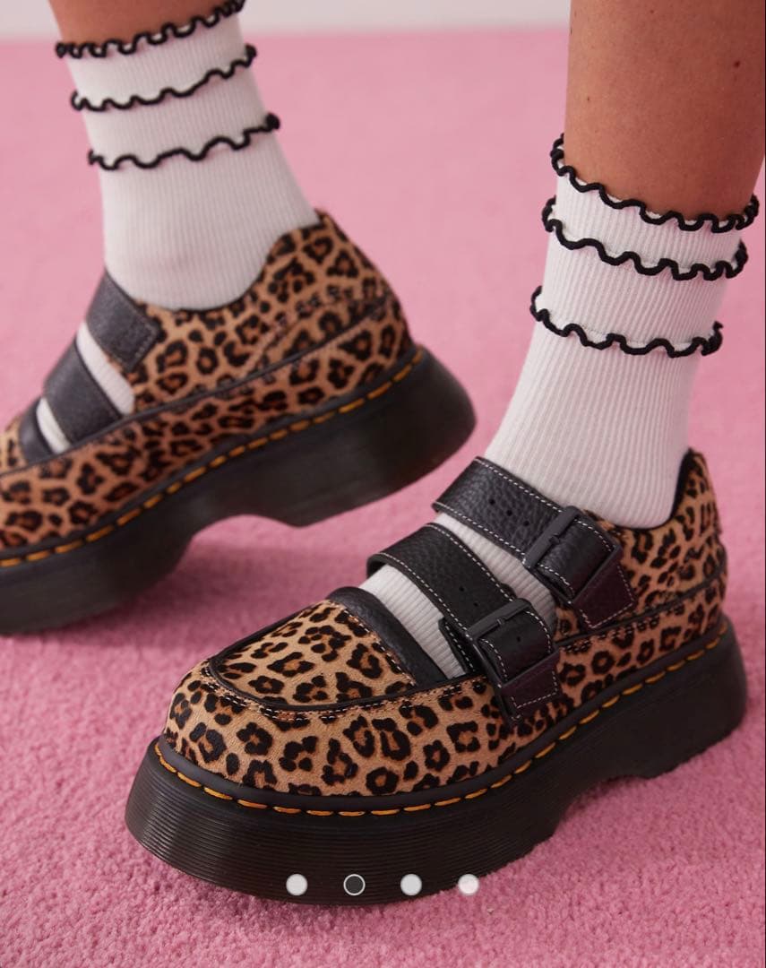 完売品 人気物 Dr. Martens Buzz MJレオパード柄US6 uk4