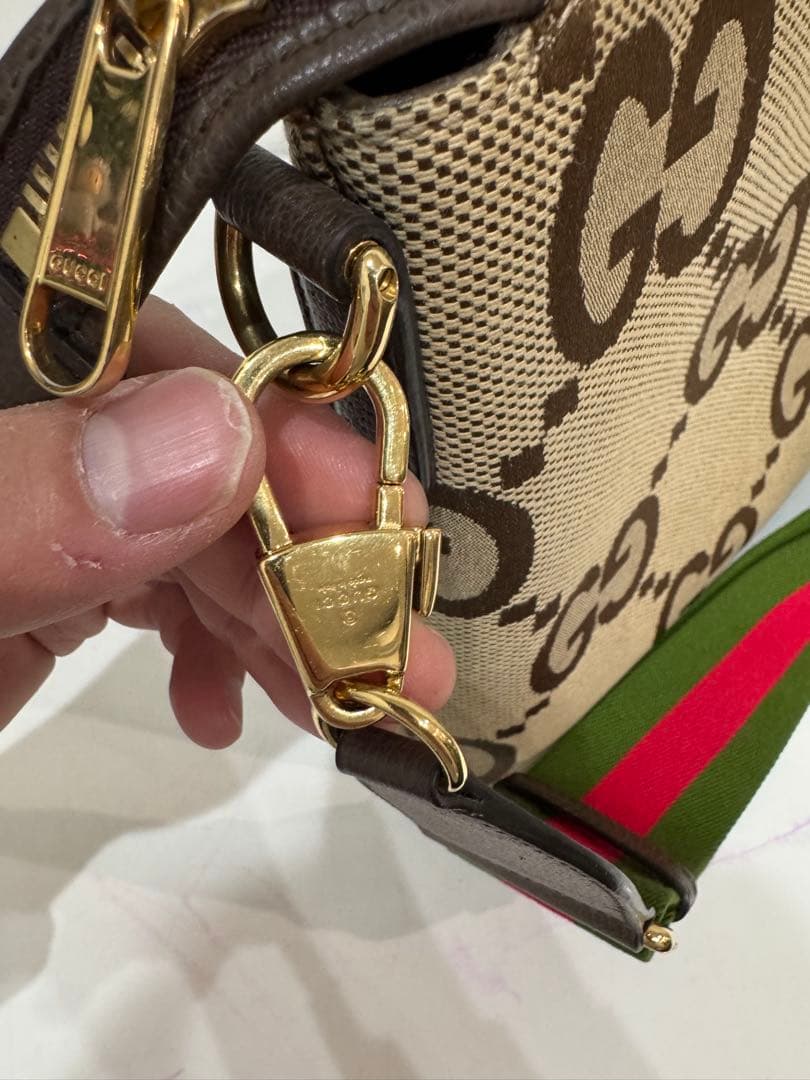 GUCCI ジャンボGG メッセンジャーバッグ