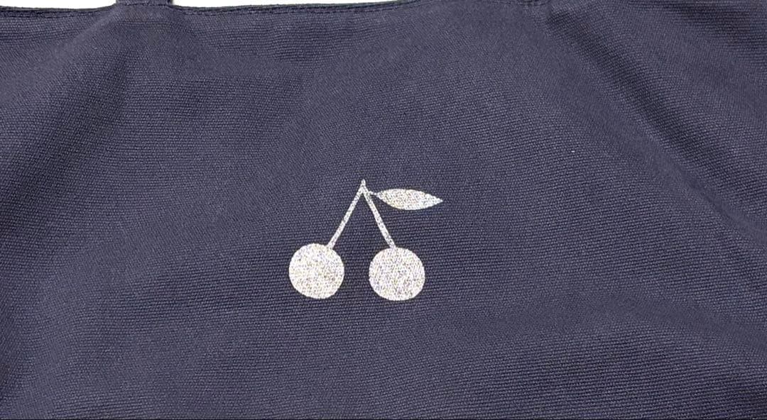 ボンポワン　トートバック　ネイビー　お受験