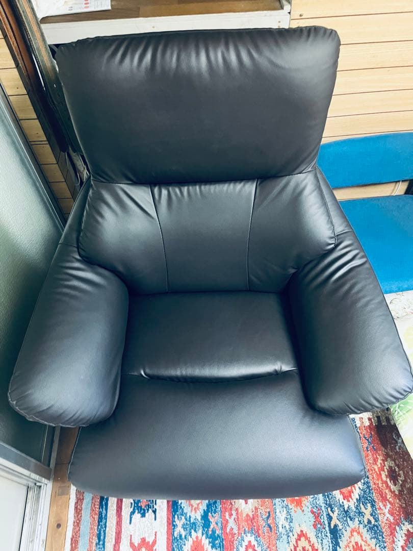 必読！(Nシールド コウテイ3 DBR)1人用ソファ 直接取引&たのメル便