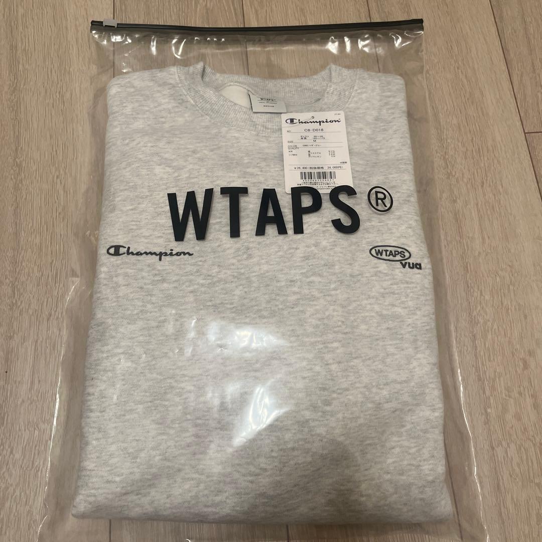 【新品・未開封】WTAPS × Champion クルーネックスウェットシャツ