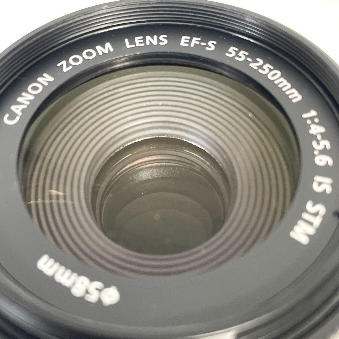 Canon EF-S 18-55 55-250mm STM 純正レンズセット