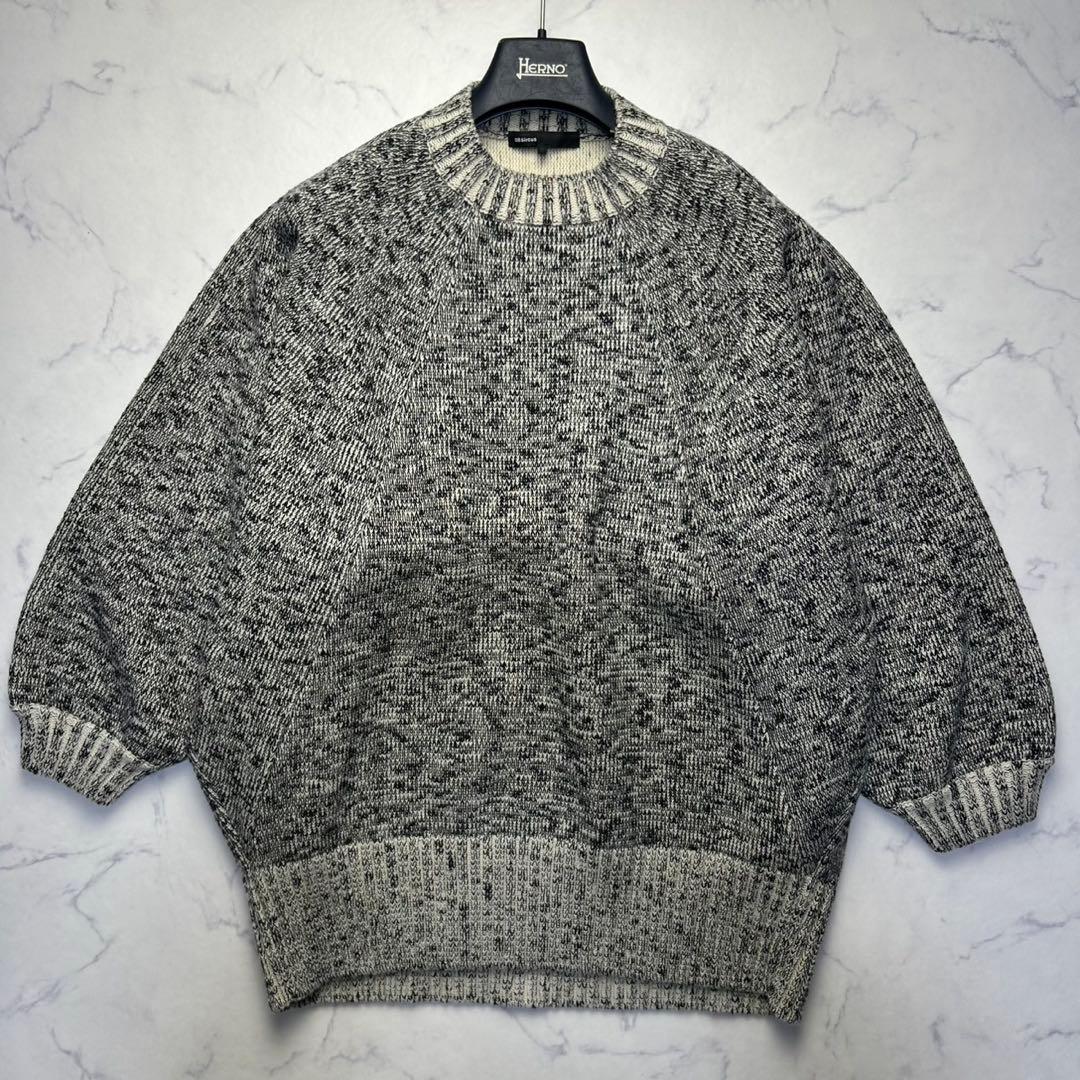 08sircus ドルマンスリーブニット メランジ プルオーバー