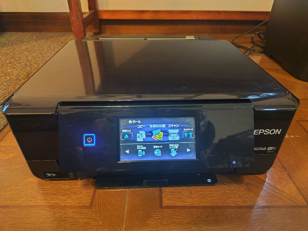 EPSONプリンターEP807-AB（純正インク残量あり）
