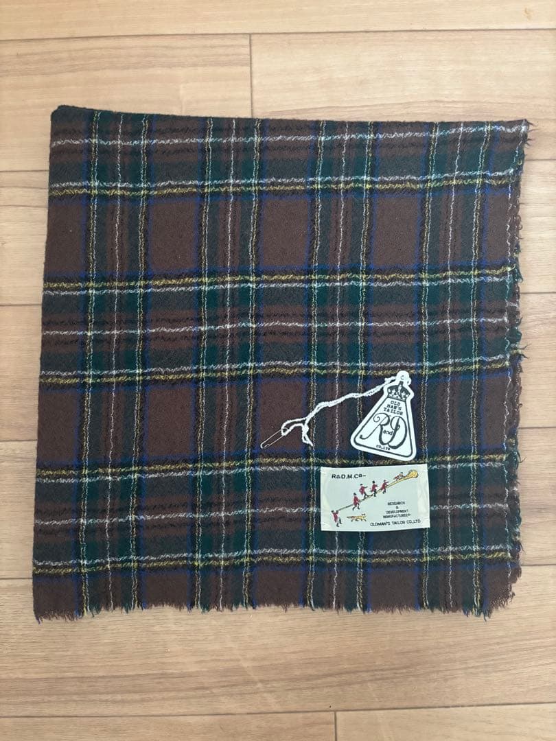 R&D.M.Co-☆WOOL TARTAN CHECK MUFFLER