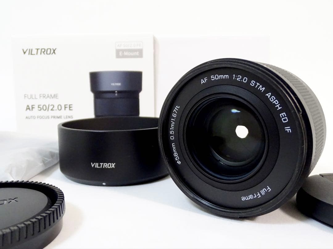 ◆ほぼ新品◆ VILTROX AF 50mm f2 FE SONY Eマウント