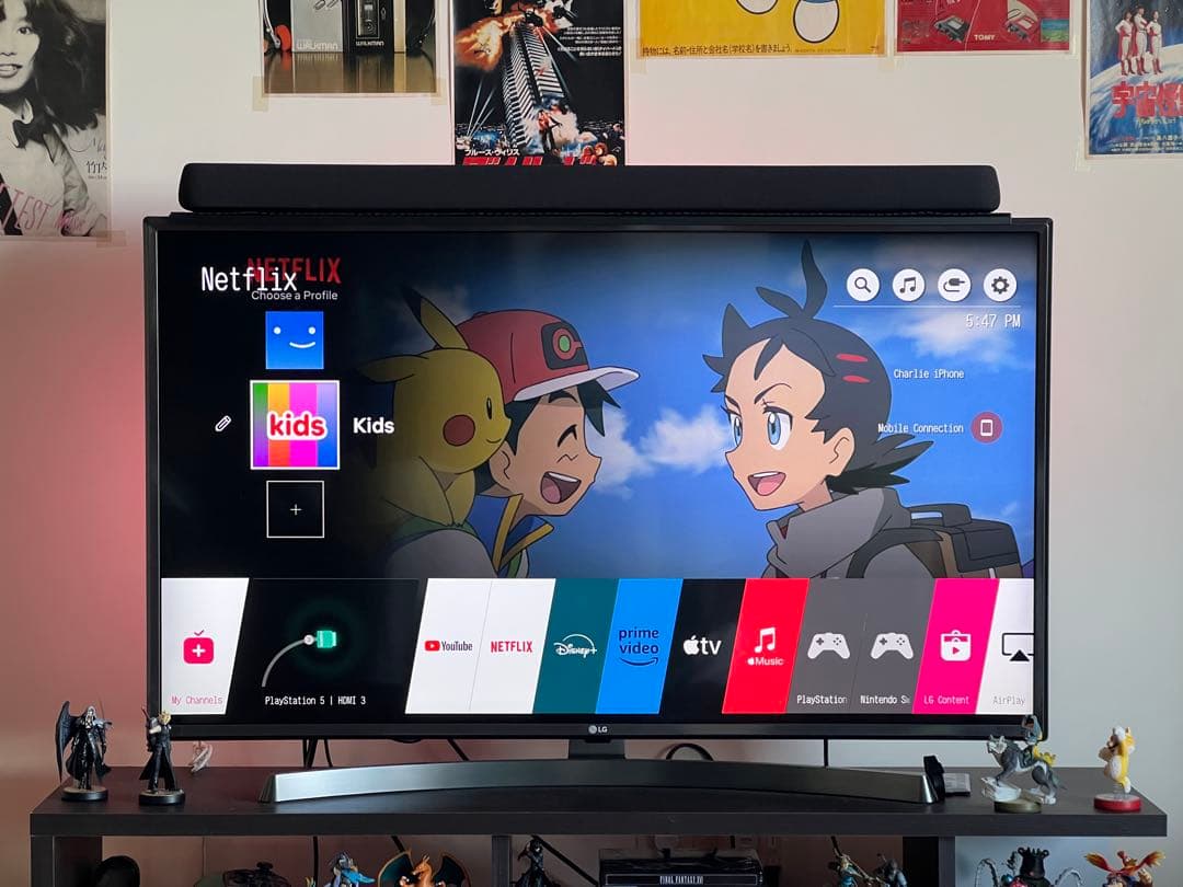 LG 43V型 4Kテレビ 43UK6500EJD マジックリモコン付き