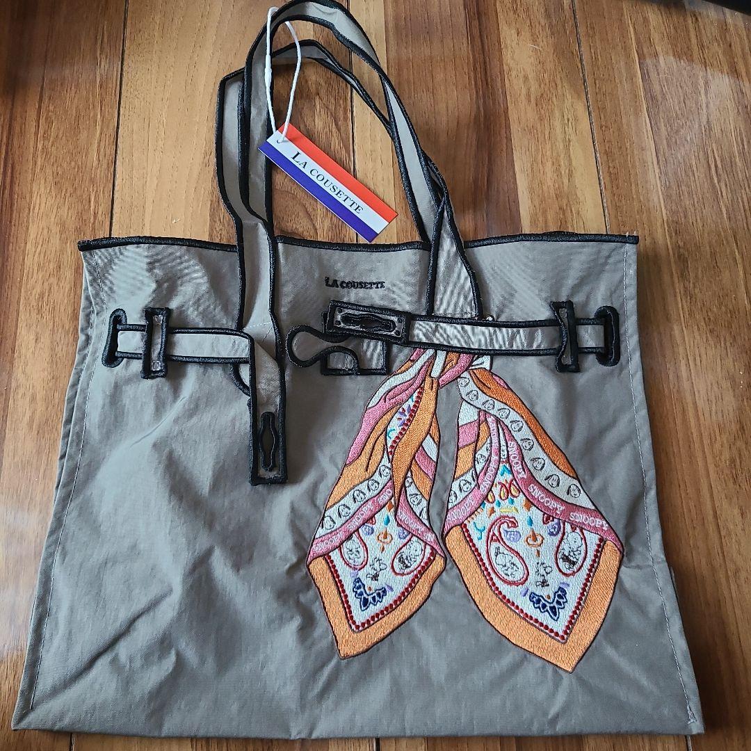 [新品] ラクゼット LA COUSETTE スヌーピー エコバッグ 阪急百貨店