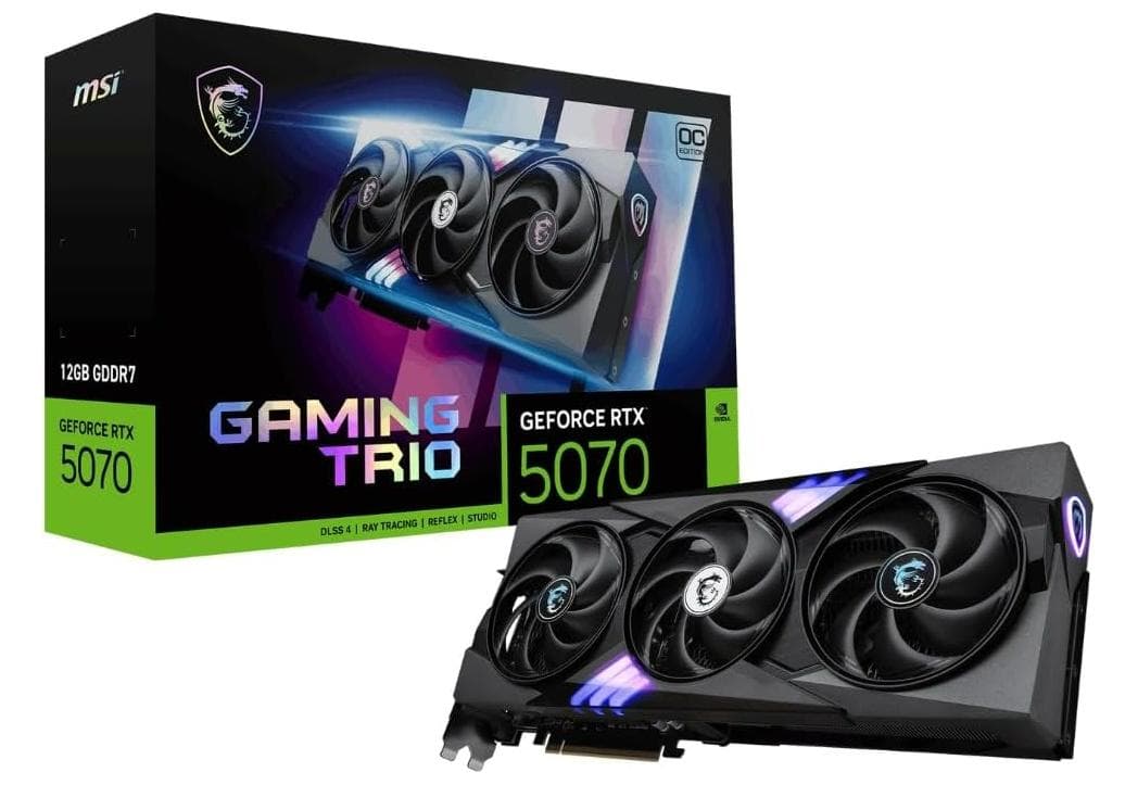 グラフィックボード・グラボ・ビデオカード MSI GeForce RTX 5070 Gaming Trio