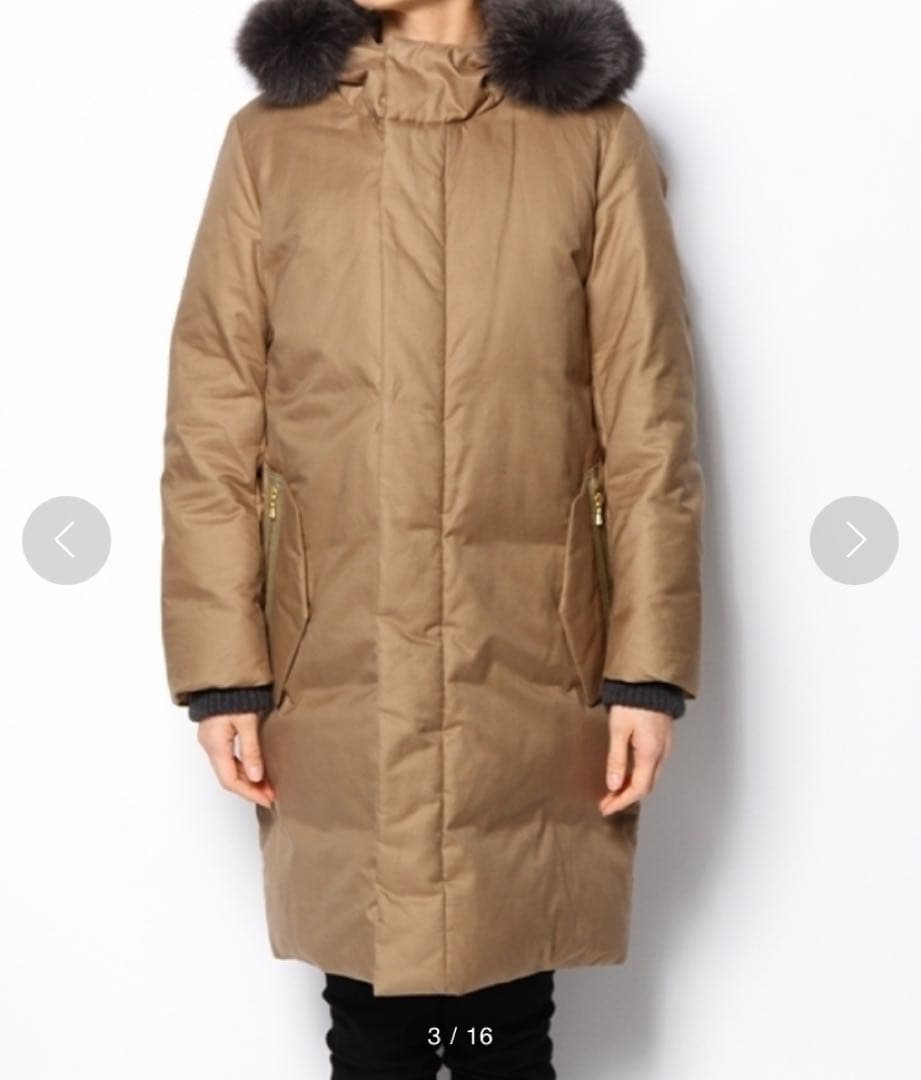 最終値下げ 美品✨ドゥロワー フォックスファー ダウンコート 36 定価20万