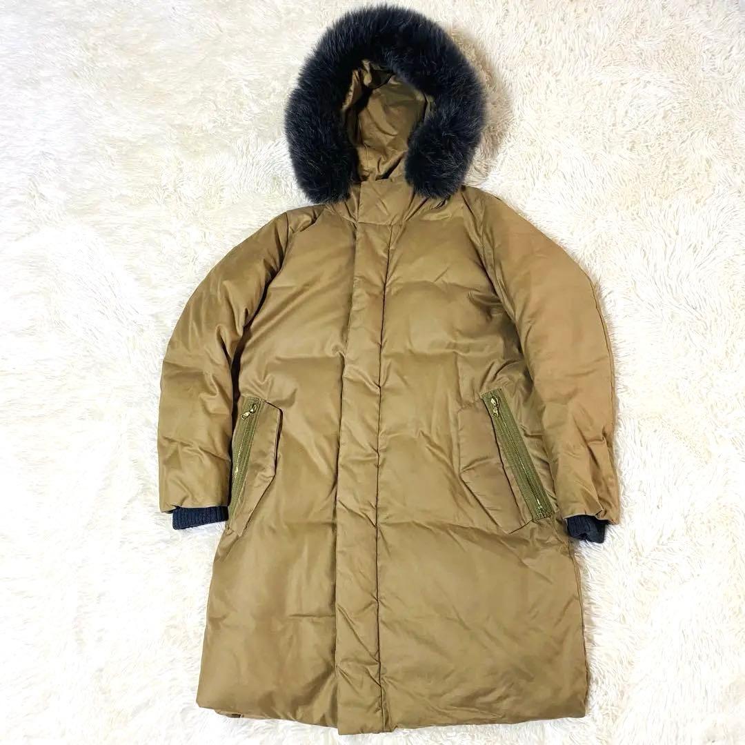 最終値下げ 美品✨ドゥロワー フォックスファー ダウンコート 36 定価20万