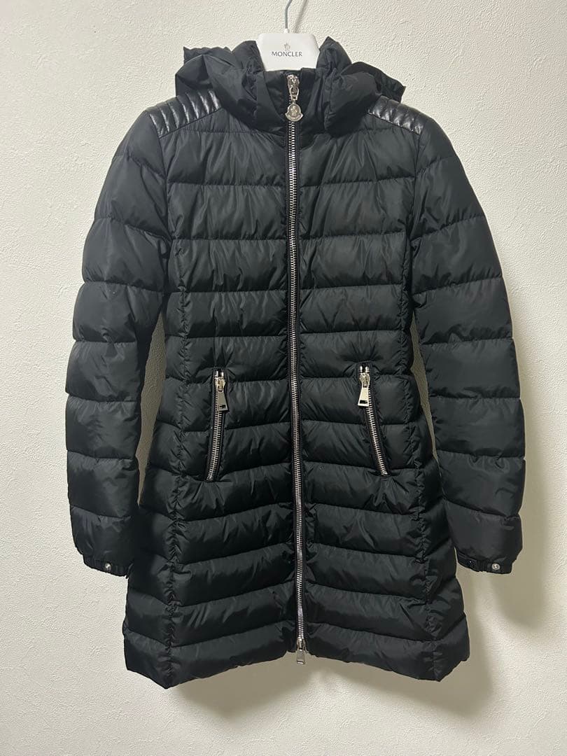 MONCLER モンクレール　ロングダウン 美シルエット OROPHINブラック