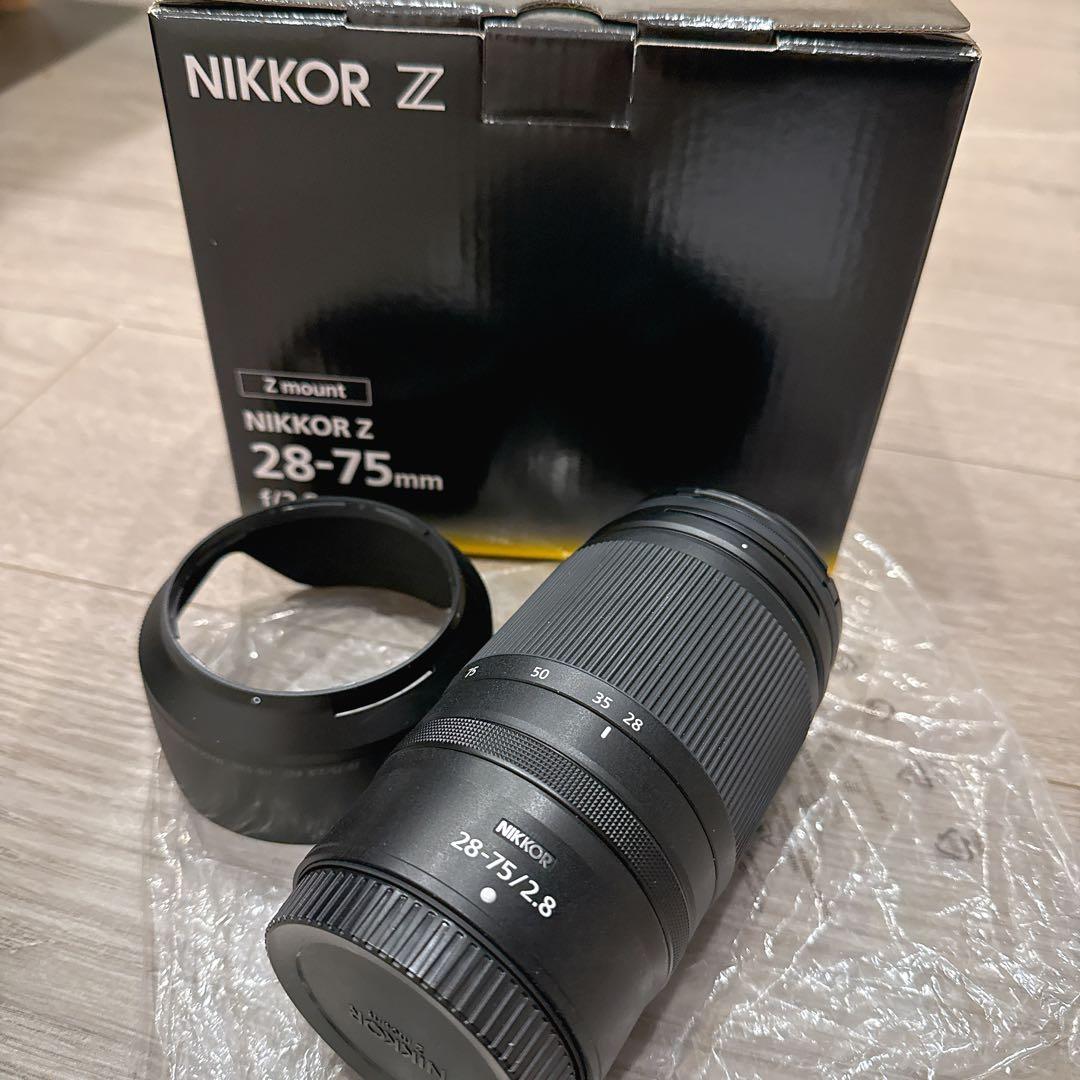 ニコン NIKKOR Z 28-75mm f/2.8レンズ　保護フィルター付