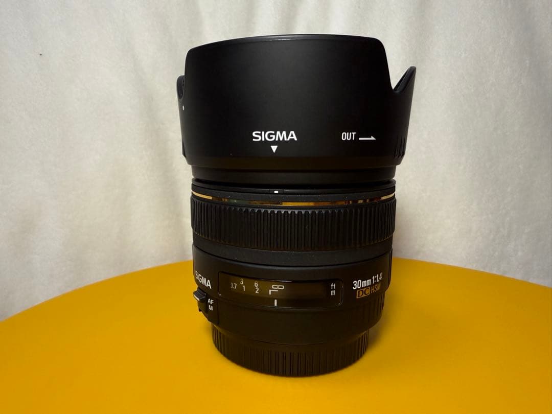 美品SIGMA 30mm F1.4 EX DC HSM 後期型EFマウント