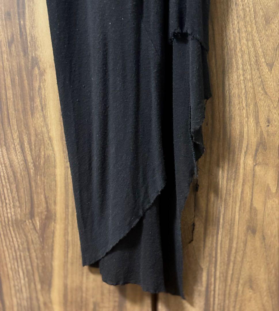 JULIUS ユリウス オーバーサイドタンクトップ 2 黒 edge;