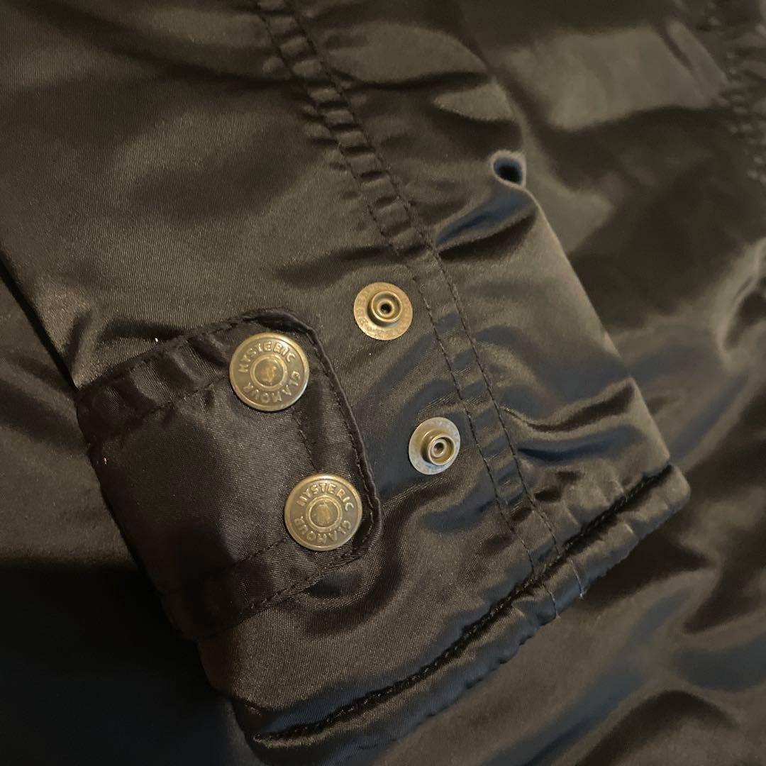 ラストお値下げ！　HYSTERIC GLAMOUR ブラックモッズコート