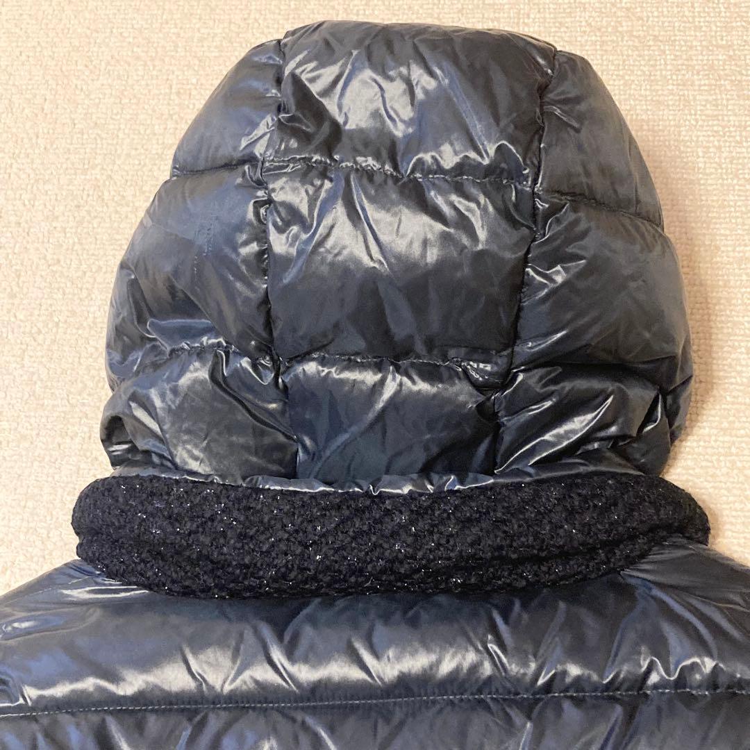 【最終価格】HERNO ヘルノ 軽量ダウンジャケット ネイビー ツイード袖 XS