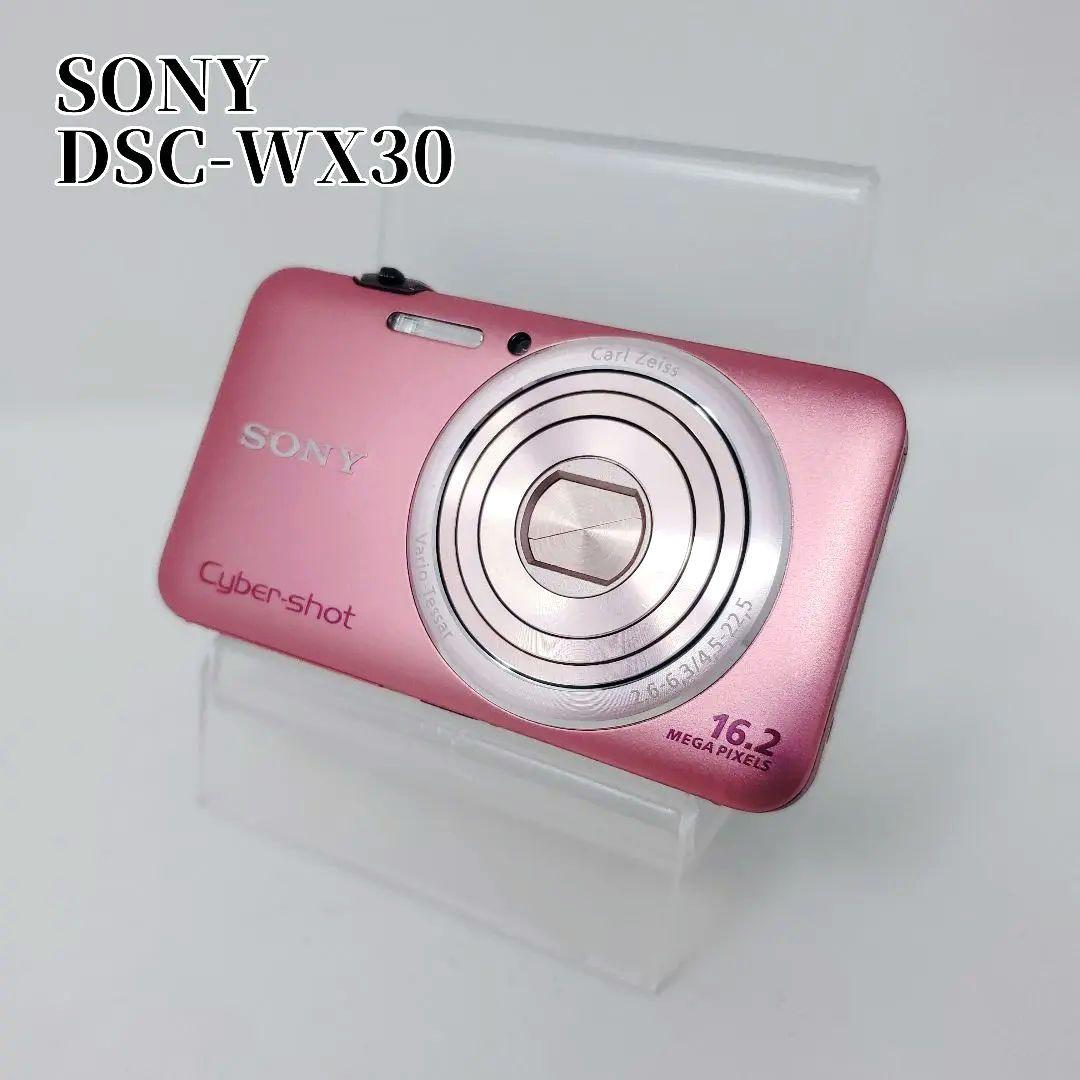 SONY Cyber-shot DSC-WX30 ピンク 16.2メガピクセル