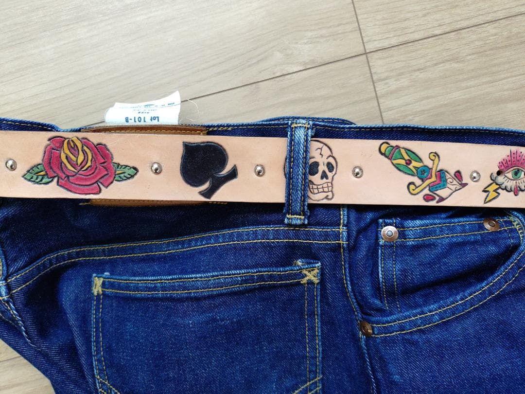 32インチ タトゥーデザインベルト グラッドハンド ジェラード グッドロッキン