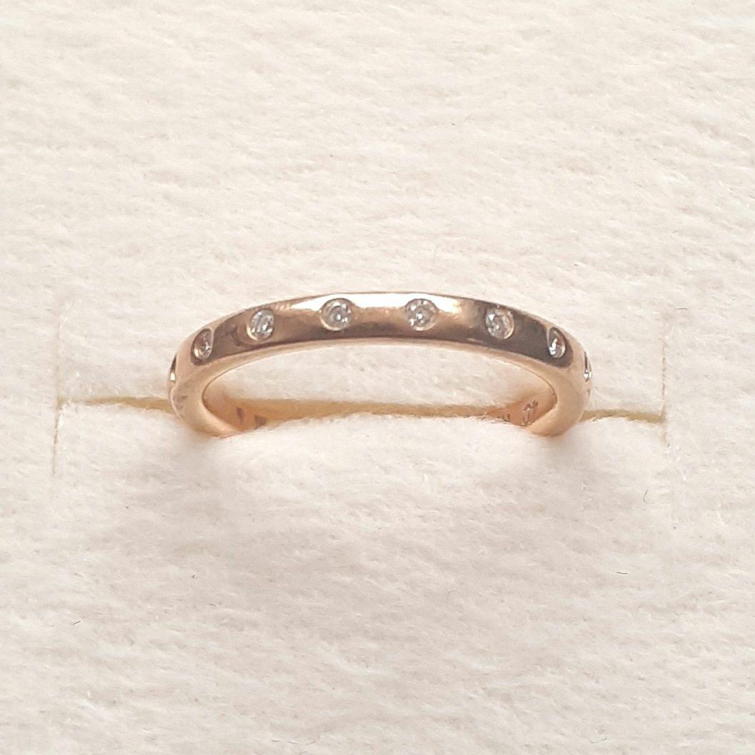 4℃ ヨンドシー 7号 18K ダイヤモンドリング 指輪