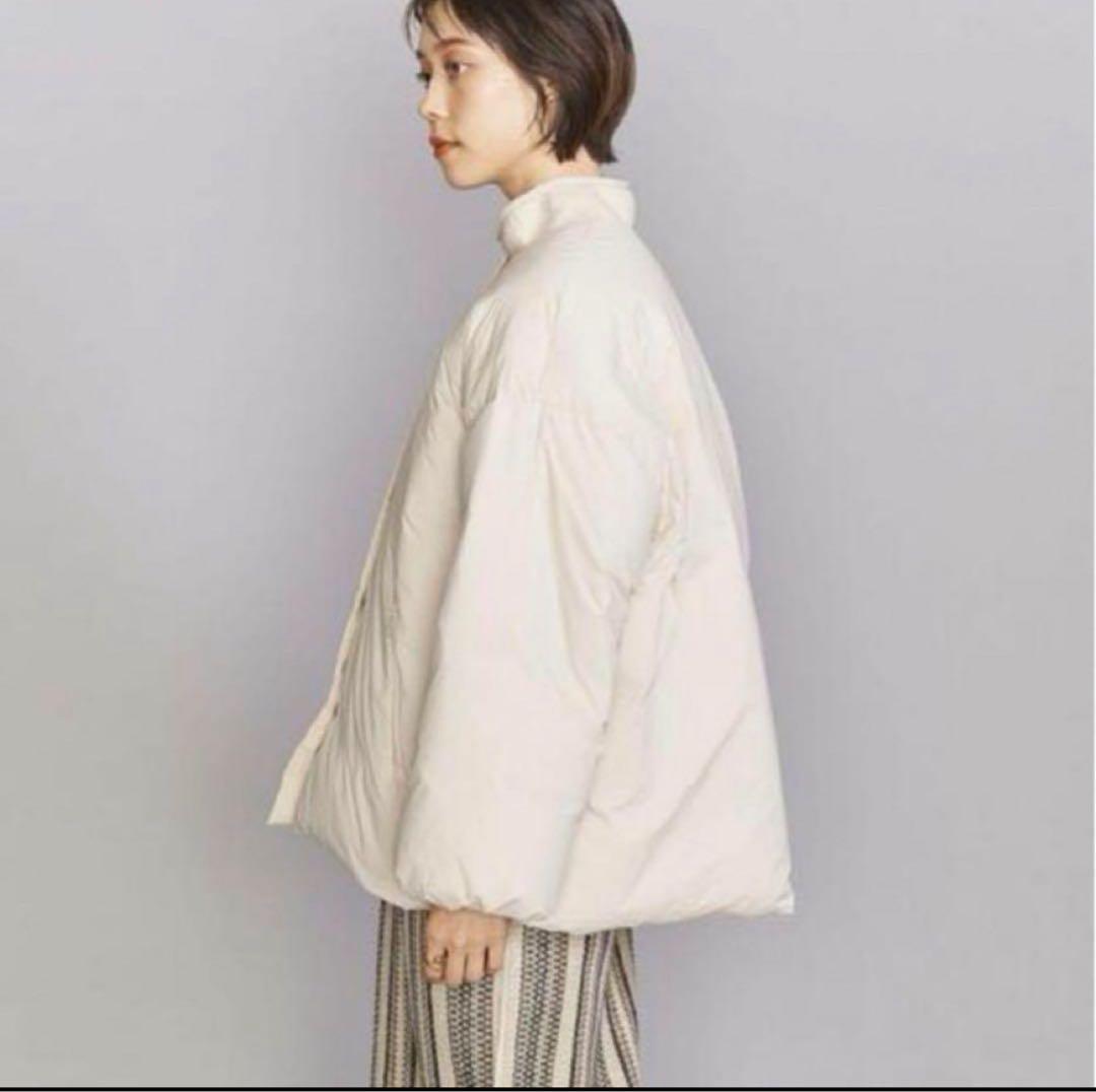 fennel BEAUTY&YOUTH ナイロンマフラーダウンジャケット