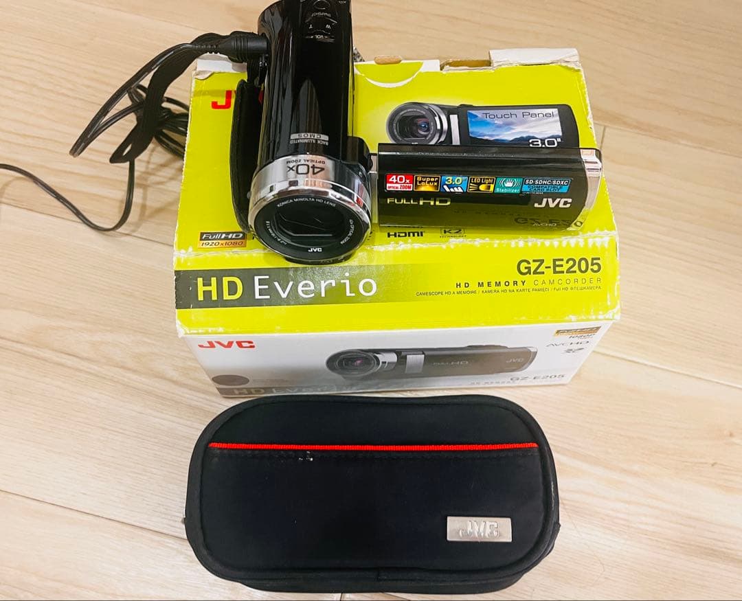 JVC HD Everio GZ-E205 ビデオカメラ