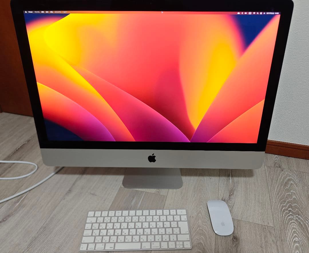 iMac 27、純正キーボード、マウス，20GBメモリ，5K