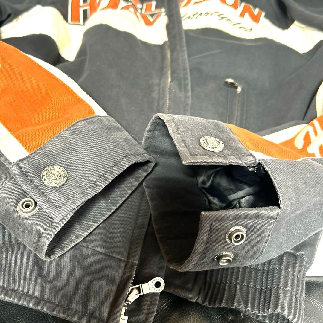 【美品】ハーレーダビットソン　レーシングジャケット　古着　ヴィンテージL