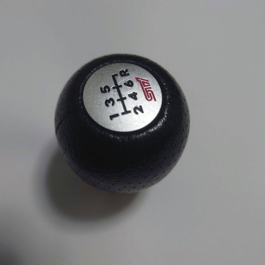 SUBARU STI シフトノブ WRX VAB パンチングレザー スバル