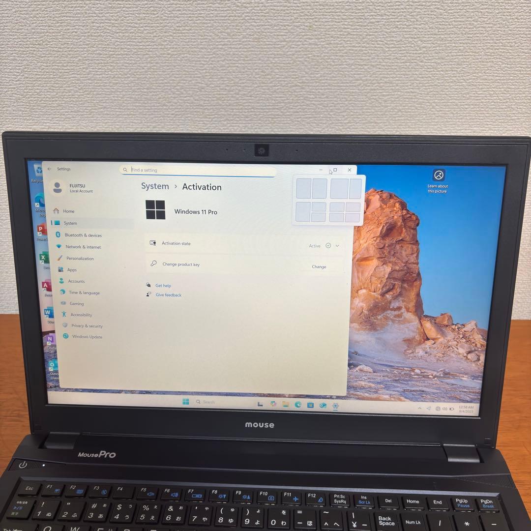 MousePro ノートパソコン i3 Office2016付き 128GB