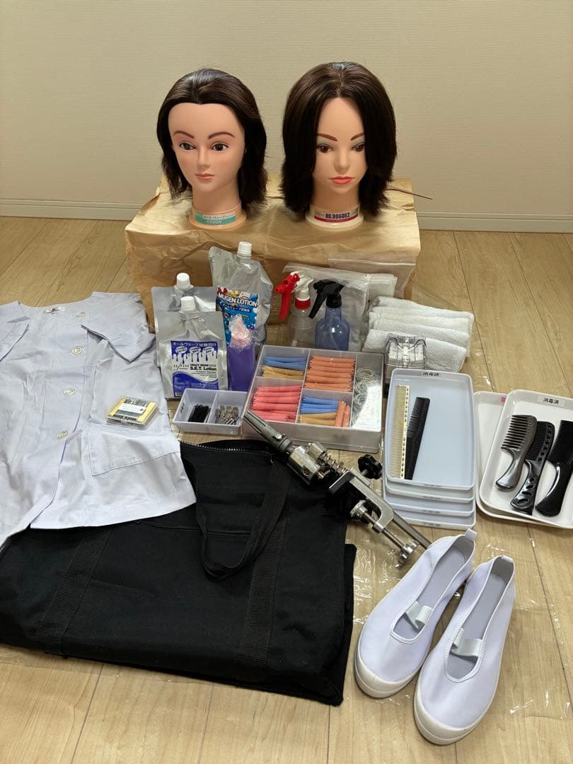 【国家試験可能】ワインディング，オールウェーブ美容セット