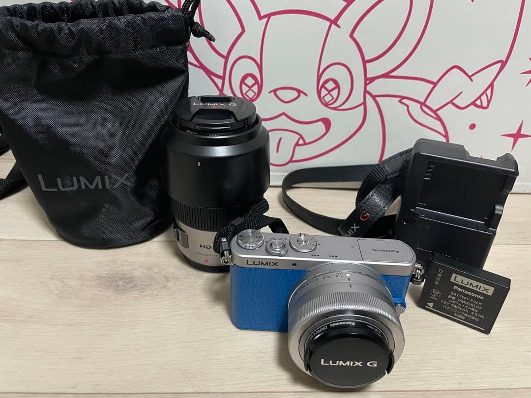 Panasonic GM1S レンズキット ブルー　望遠レンズセット