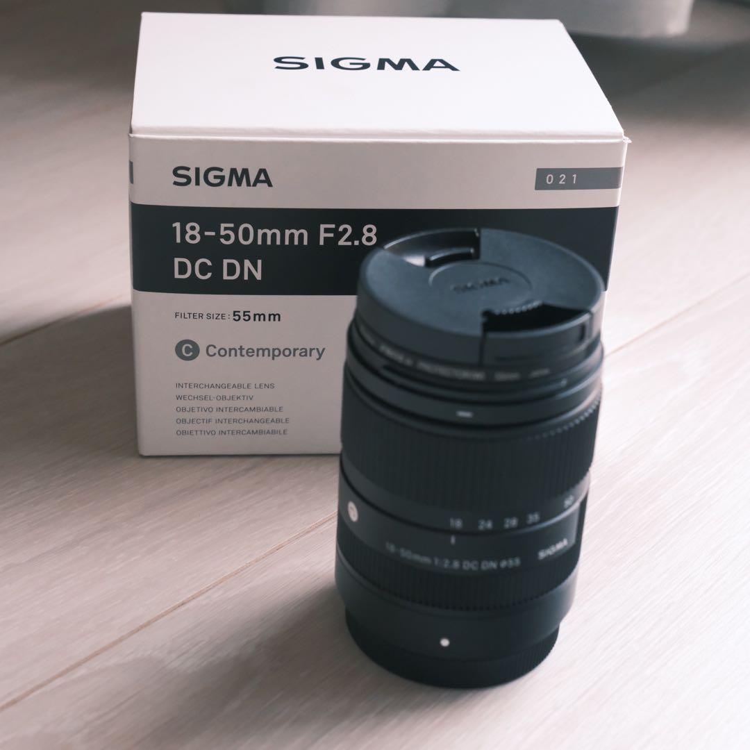 【ほぼ新品】SIGMA 18-50mm F2.8 FUJIFILM Xマウント