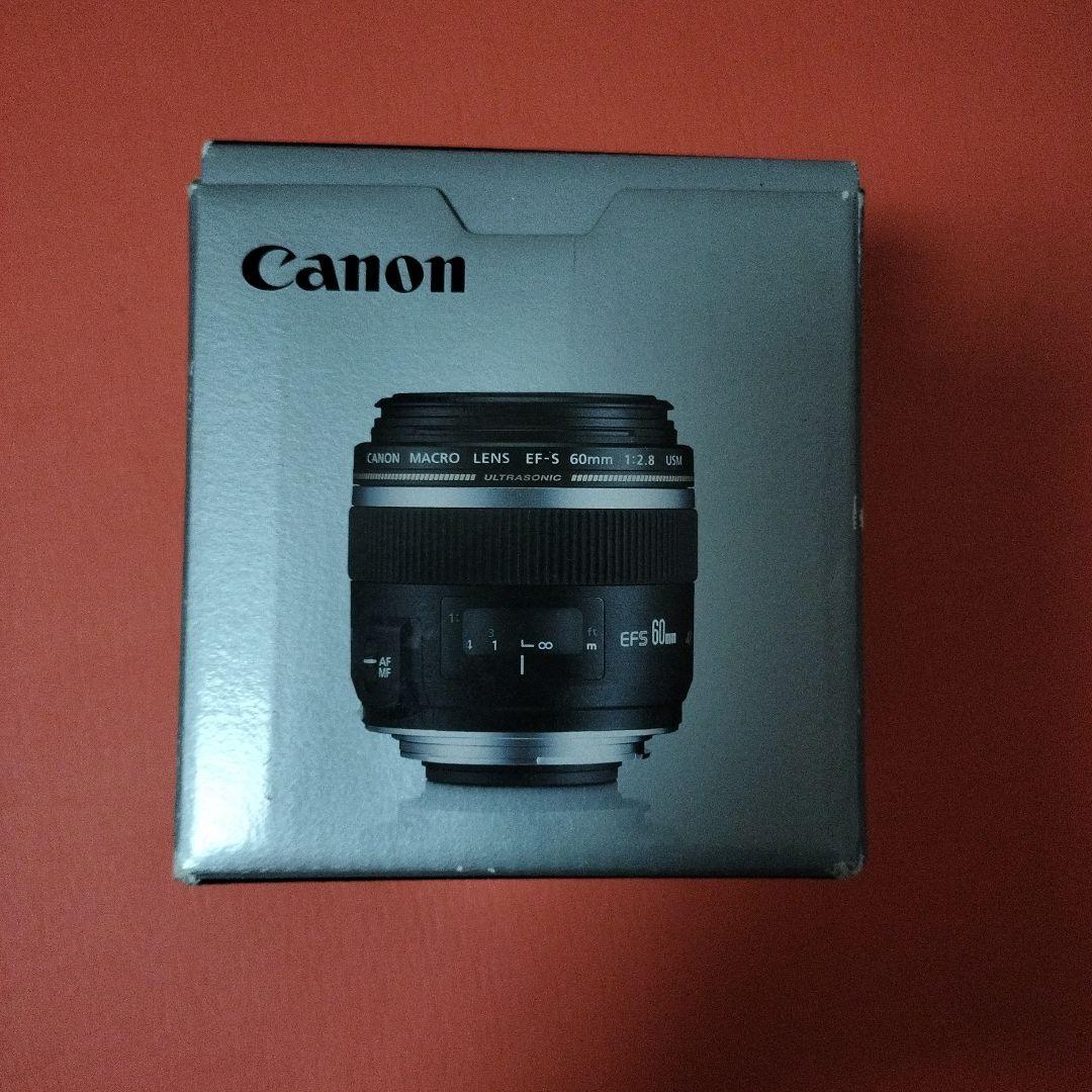 canon efs60mm f/2.8 macro usm カメラレンズ　新品