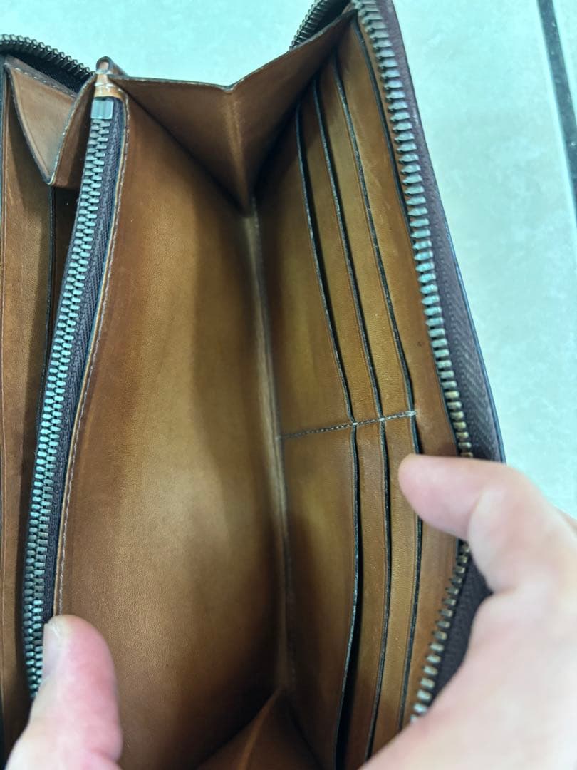 最終値下げ！1月末まで Berluti ブラウンレザー 長財布