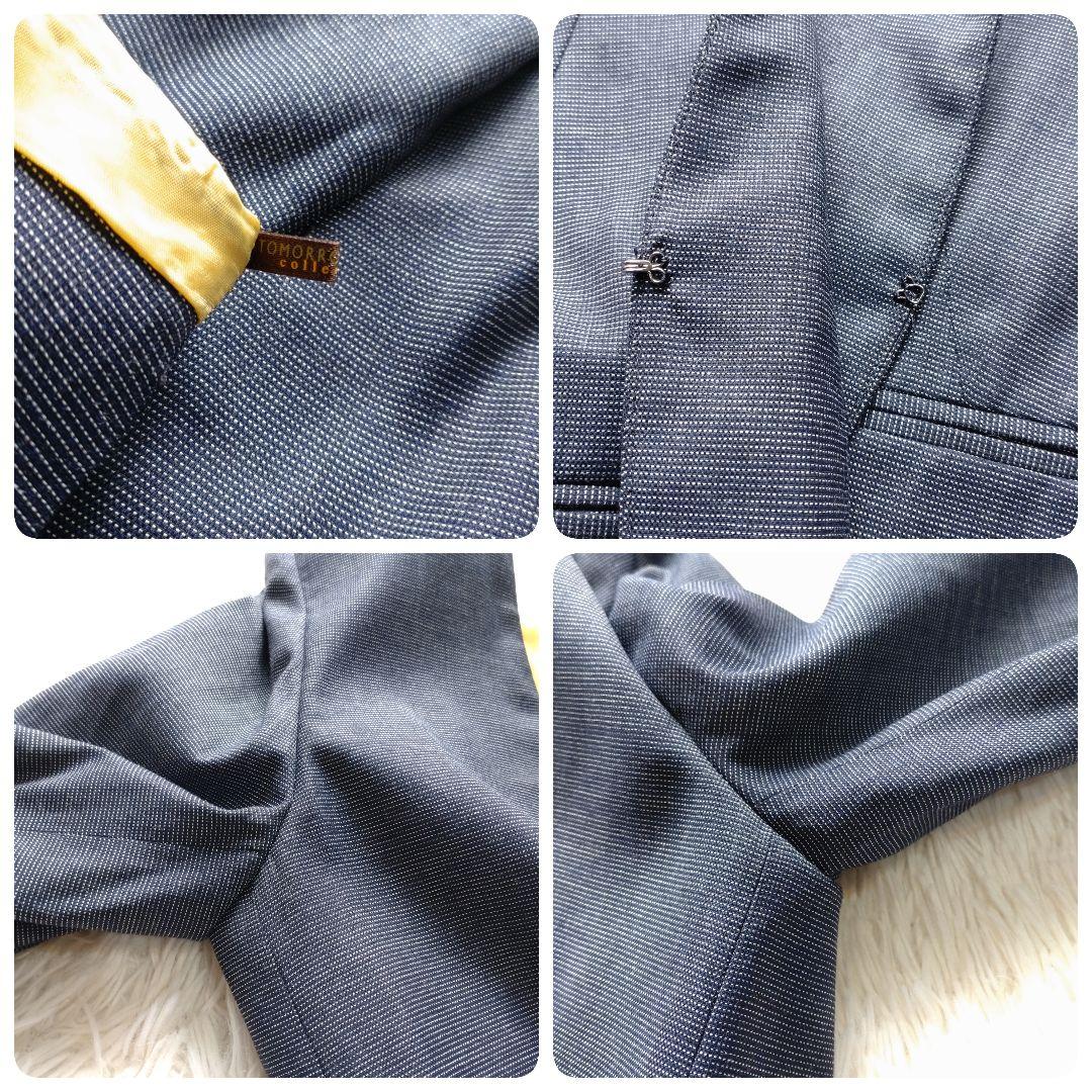 トゥモローランドコレクション ノーカラージャケット パンツ スーツ イタリア生地