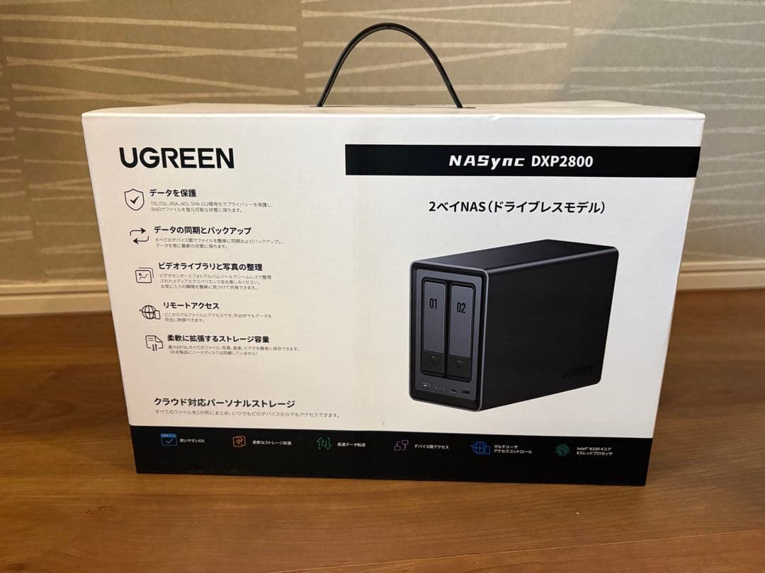 【新品未使用】UGREEN NASync DXP2800