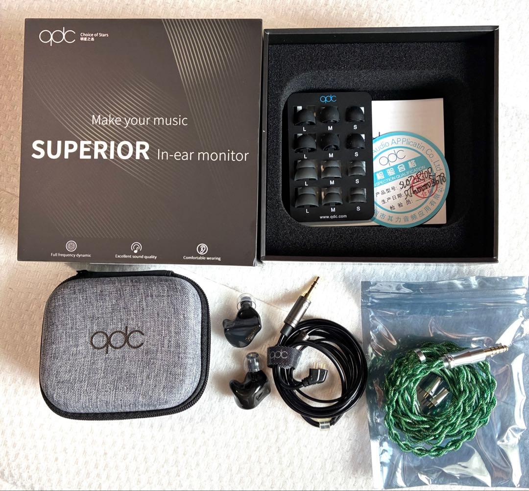 ハギンさん専用qdc SUPERIOR、4.4mm対応ケーブル