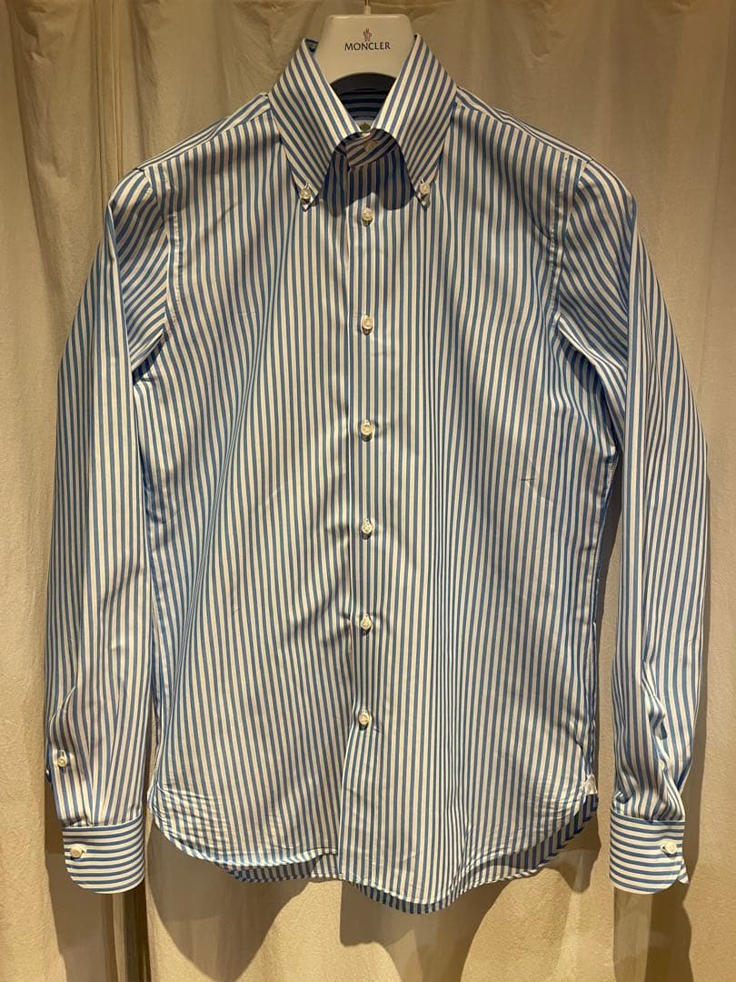 LUIGI BORRELLI ルイジボレッリ ボタンダウンシャツ 38/15