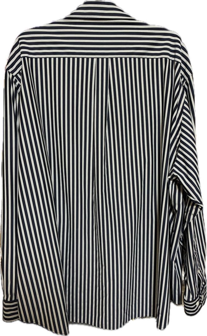 カネマサAtmosphere Stripe Open Collar Shirt