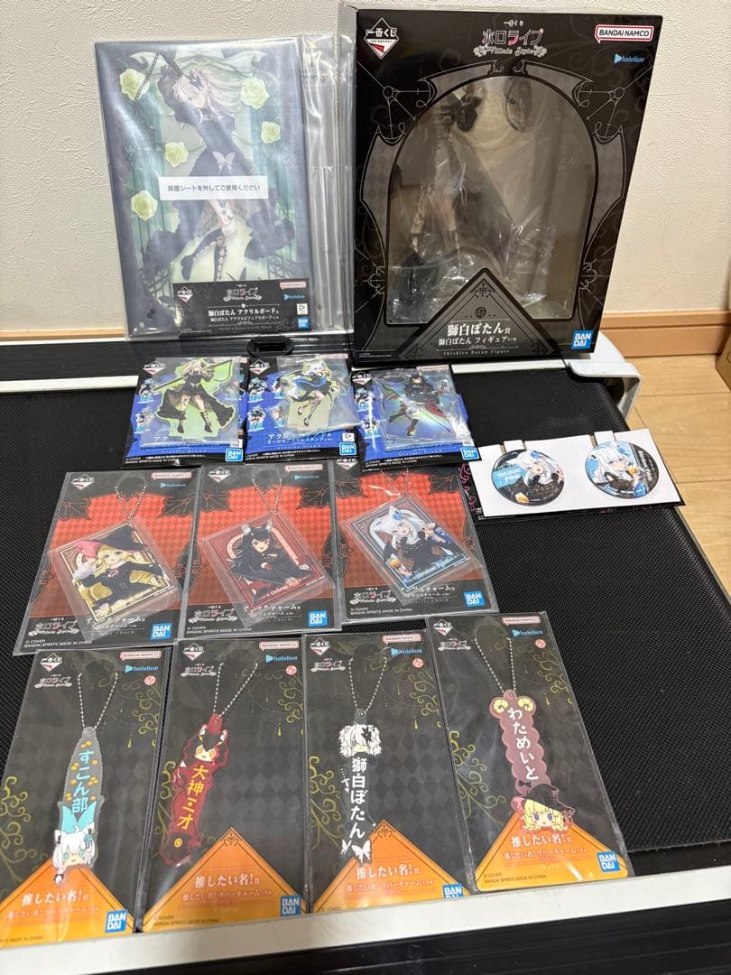 あ*あ様 ホロライブ　一番くじ　獅白ぼたん　フィギュア、アクボ、その他セット