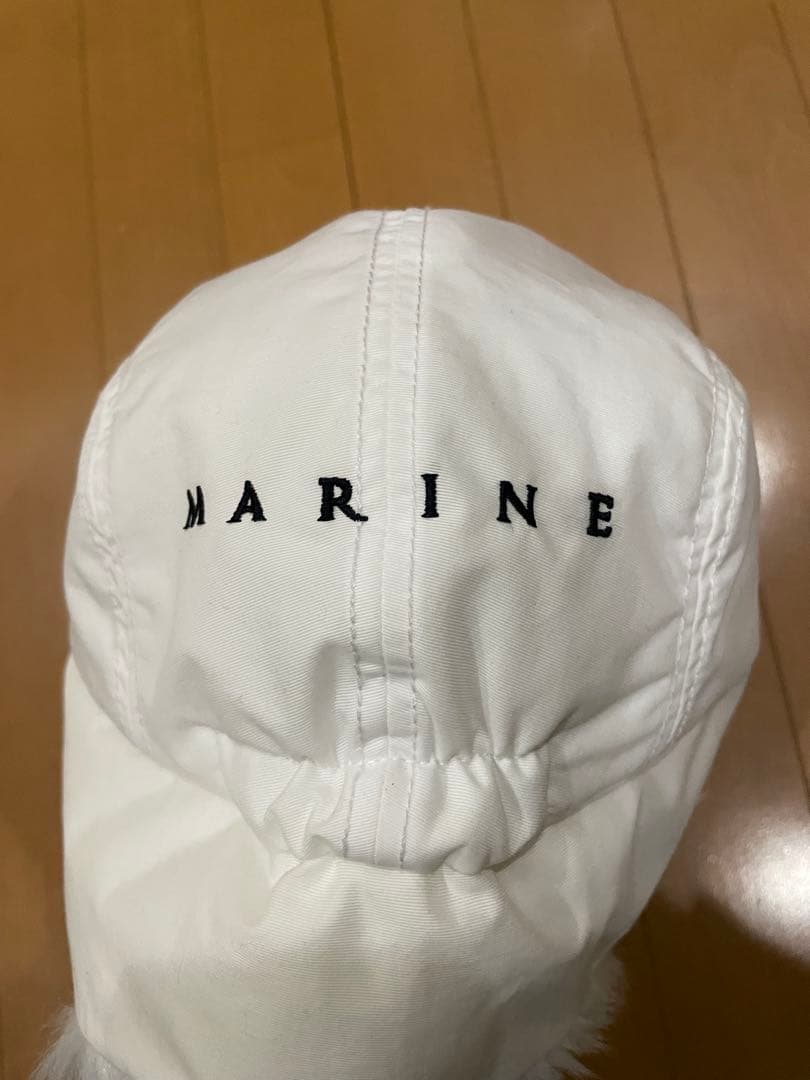 【希少】muta MARINE ファー付き イヤーフラップキャップ タグ付き